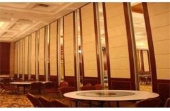 China Melamine Surface Sliding Folding Soundproof Movable Partition Wall For Office / Classroom supplier