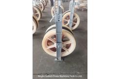 China Transmission Line Bundled Conductor Stringing Pulley For Aerial Helicopter supplier