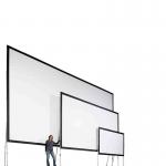 Large Foldable Projector Screen With CE FCC ROHS Certification for sale