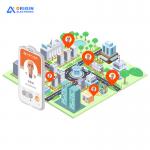 Electronic ID Card Location Tracker Device With Emergency Call Capability for sale