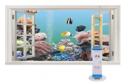 China Lcd Special Ink Heating Auto Blank Skip Vertical Wall Painting Machine supplier