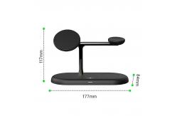 China All In One Magnetic Fast Wireless Charger Transmission Charging Distance ≤ 8mm supplier