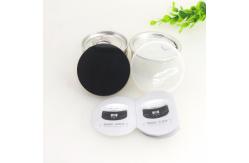 China Cbd Weed Easy Open Pull Ring Round Plastic Container Black Lid With Sticker supplier