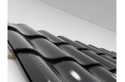 China 50W BIPV Curved Roof Shingles Mono Integrated Solar Panel Tiles supplier