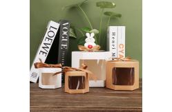 China Custom Hexagonal Kraft Paper Gift Box with Window Display supplier