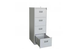 China Office Document Lockable Metal 4 Drawer Filing Cabinet with Locking Bar supplier