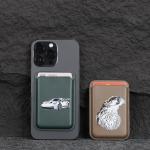 25 Color Magsafe Magnetic Wallet Card Holder Customizable For IPhone for sale
