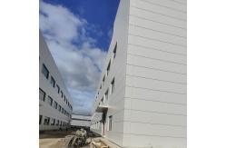China Modern Prefabricated Steel Structure Building With PU Sandwich Panel supplier