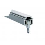 adjustable curtain valance rail curtain rod double Aluminium Sliding Rail Silent Ceiling Track for sale