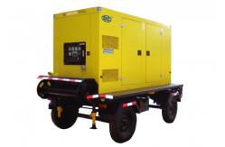 China Weichai 350KW Trailer Mounted Diesel Generator set For Charging supplier
