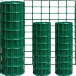 6Gauge PVC Welded Wire Mesh 4x4 Green Pvc Coated Welded Wire Fence for sale