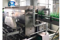 China Automatic Glass Bottle Washing Machine / Rinsing Inside Brushing System supplier