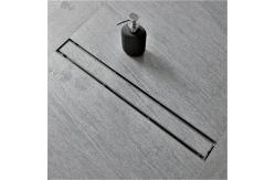 China Matte Silver Shower Floor Drain Linear Rectangular Shape For Basement supplier