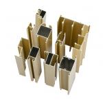 Beige Powder Coating T8 Aluminum Sliding Section