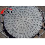 850*850mm Octagonal  Locking Manhole Cover Ductile Iron Square Inspection Cover for sale