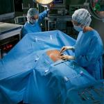 Disposable Sterile Surgical Laparoscopy Drape Pack Laparoscopic Pelviscopy Drape