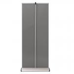 FLAD Printable Display material grey back blockout PET banner 330g/450g for roll up/X-banner for sale