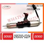 6M60T Engine Spare Part 095000-0204 Genuine Diesel Fuel injector