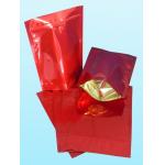 Glossy Plain Red Foil Pouch Packaging Stand Up For Coffee Bean for sale