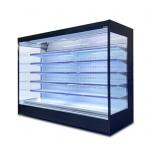 4-Tier Multideck Open Display Chiller With LED Lighting And Customizable Colours