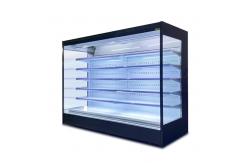 China 4-Tier Multideck Open Display Chiller With LED Lighting And Customizable Colours supplier