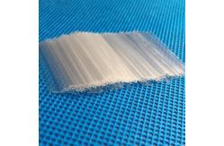 China Oval Shape Quartz Capillary Rod High Temperature Resistance supplier