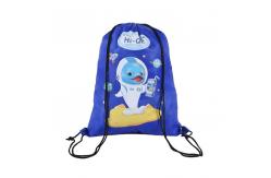 China Cheap Polyester Drawstring Bag With Logo Custom Drawstring Backpacks Manufacturer supplier