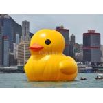 Outdoor Water Advertising Inflatable Duck Model Big Yellow Rubber Duck For Commercial for sale