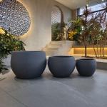 Durable And Stylish Fiber Clay Planter Collection For Restaurant for sale