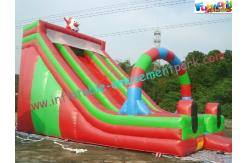 China Cute Clown Commercial Inflatable Slide , Giant Inflatable Slide For Children supplier