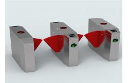 China Security bidirectional automation turnstile door entry system with dual passages supplier