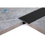 6063 Aluminum T Profiles 4mm Height 5--20μM Anodized Black Color for sale