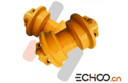 China D4C / D4D / D4E / D4H Dozer Undercarriage Parts , Bottom Track Rollers Yellow supplier