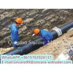 Plastic Underground Municipal Drainage Spiral Pipe Extruding Machinery For HDPE for sale