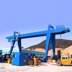 Single Girder Rail Mounted Gantry Crane Customized 5 10 20 30 Ton With Cantilever for sale