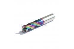 China High Efficiency 3 Flutes Aluminium End Mill DLC Coating Big Capacity 12mm supplier