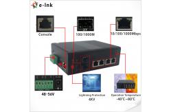 China Durable Industrial Ethernet POE Switch 4 Port 10/100/1000T 802.3at PoE+ 2 Port 100/1000X SFP supplier