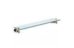 China Rectangular Floating Glass Shelves Rustproof Wall Mounted Stainless Steel Shampoo Rack supplier