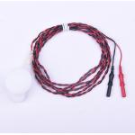 White Twist HandHeld Fixed Stimulating Electrode With Standard 1 Pin DIN