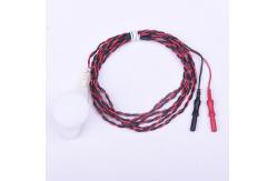 China White Twist HandHeld Fixed Stimulating Electrode With Standard 1 Pin DIN supplier