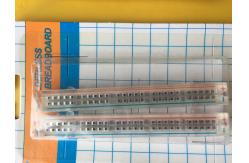 China Transparent Self Adhesive Solderless Bread Board ABS 25 Points supplier