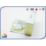 4C Printed Foldable Carton Box Matte Lamination Green Paper Gift Box