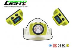 China 385LUM 20000lux 5V 2A IP68 Rechargeable Mining Cap Lamp supplier