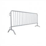 Activity Crowd Control Pedestrian Barrier With Fence Post Caps And 6.5' 8.5' Panel Length for sale