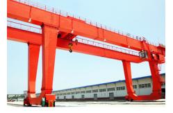 China MG Double Girder Gantry Crane 35m With Two U Shaped Legs Cab Control supplier