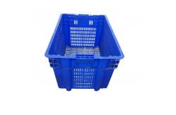 China Blue 60*40cm Fruit Stackable Storage Crates 510x350 Inner Size supplier