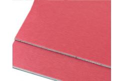 China Brushed ACM Aluminium Composite Panel 1250mm*3050mm Fireproofing supplier