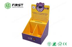 China Custom Retail Advertising POP Paper Displays Counter Top Cardboard Display Unit supplier