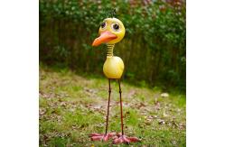 China ODM Metal Yard Garden Ornaments Design Art Metal Bird Handmade supplier