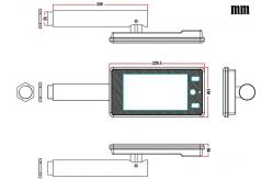 China Embedded Linux OS 4W Walk Through Temperature Scanner supplier